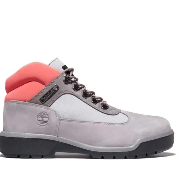 Timberland Field Waterproof Mid Boots Men's Size 11.5 US Grey Nubuck 0A2JF3 - Picture 1 of 4